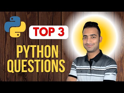Top 3 Python Interview Questions For Data Analyst and Engineers