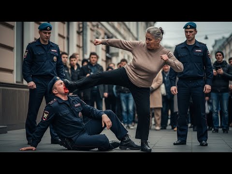 Полицейский опрокинул ларёк старушки — через 5 минут прибыл её внук из СБ!