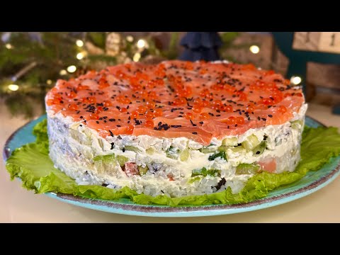 I make Philadelphia sushi cake for all holidays, it's even tastier than rolls.