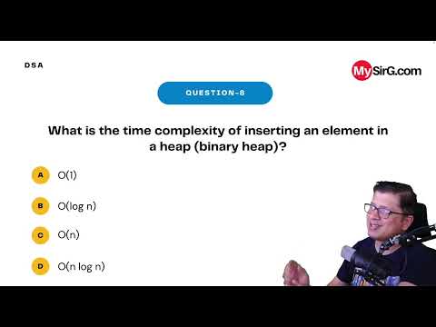 DSA MCQ Quiz-1 | Test your skills | MySirG