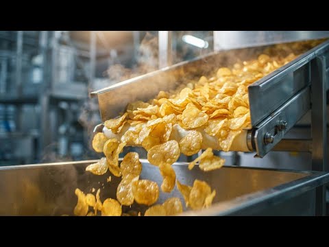 Inside a Modern Potato Chip Factory: From Whole Potatoes to Perfectly Crispy Snacks (Full Process)