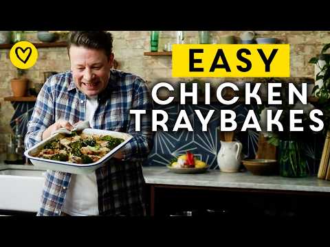 Jamie Oliver's Easy Chicken Traybake's
