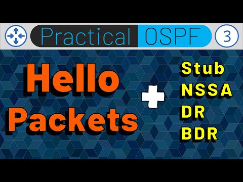 OSPF Hello Packets :: Area Types (Stub/NSSA) :: BDR/DR :: Practical OSPF