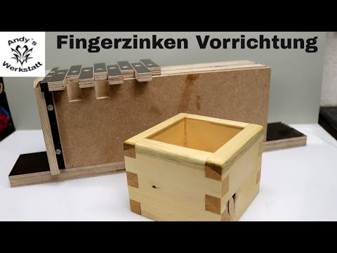 Wie geht das? Fingerzinken mit der Oberfräse - einfache Vorrichtung selber bauen 🙂