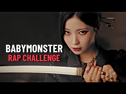 K-POP RANDOM KARAOKE CHALLENGE 🎤 ( BABYMONSTER RAP )