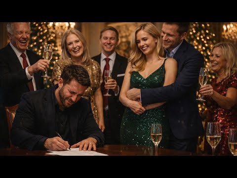 In Tears, He Signs the Divorce Papers at Christmas Party — Her entire Family Laughed Unaware He is