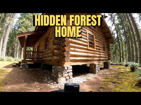 ASMR Life in the Woods: Building a Hidden Forest Home