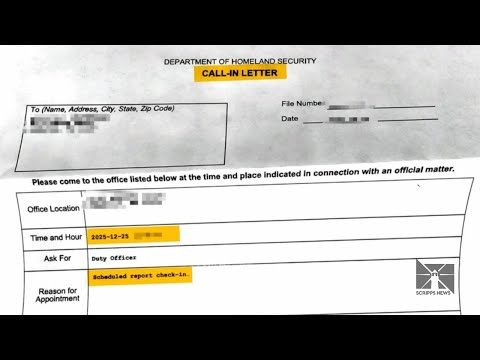 Afghan migrants ordered to report to ICE on Christmas, New Year's Day