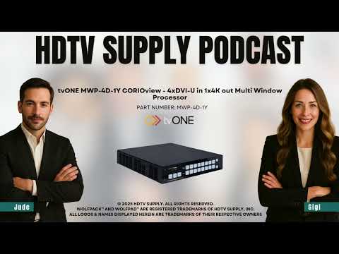 tvONE MWP-4D-1Y CORIOview - 4xDVI-U in 1x4K out Multi Window Processor