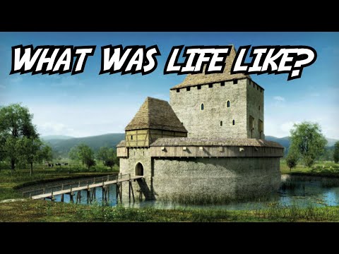 What was inside a medieval tower house?