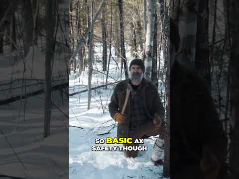 Felling with a Short Axe? Take a Knee. Literally.
When felling trees in the winter with a shorter-h