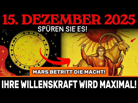 ES BEGINNT! MARS BETRITT DAS ZEICHEN DER MACHT! 15. Dezember – Ihre WILLENSKRAFT wird MAXIMAL!