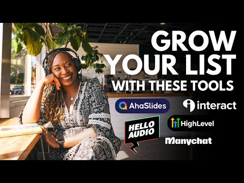 5 Tools To Try if YOUR LIST ISN'T GROWING