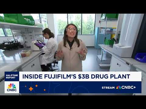FUJIFILM Biotechnologies CNBC Halftime Report Feature on Holly Springs Mega-Facility