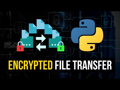 Encrypted File Transfer via Sockets in Python