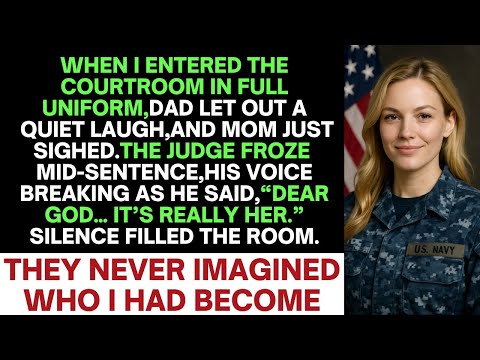 I Walked Into Court in Uniform — My Father Laughed, My Mother Sighed… Then the Judge Whispered My Na