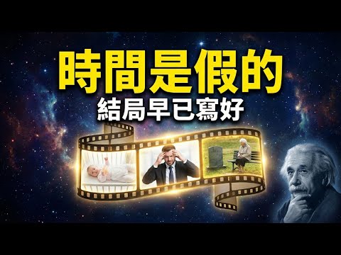 愛因斯坦最恐怖的理論：其實你的「餘生」，早就已經發生過了 | 時間幻覺 | 塊狀宇宙 | 活在當下 | 精神內耗 | 愛因斯坦 | 莊子智慧 | 命運劇本 | 焦慮緩解