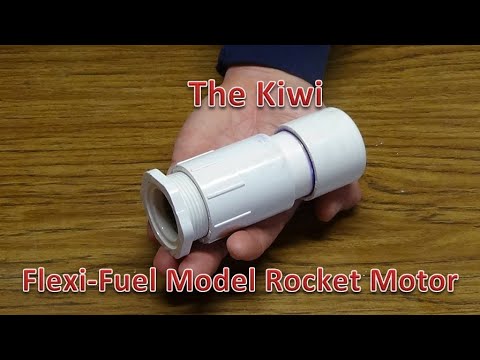 Complete DIY model rocket motor and fuel build