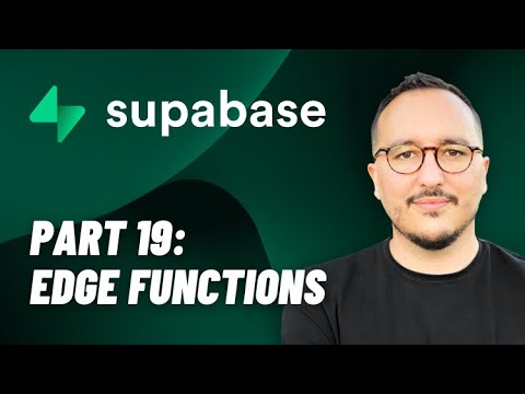 Edge functions with @Supabase  — Course part 19