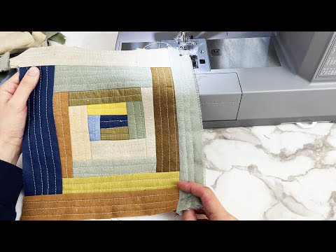 Transform your fabric scraps into a beautiful patchwork blanket