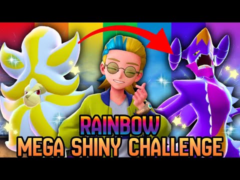 I Caught a SHINY MEGA POKÉMON for EVERY COLOUR of the RAINBOW. It was Insane!