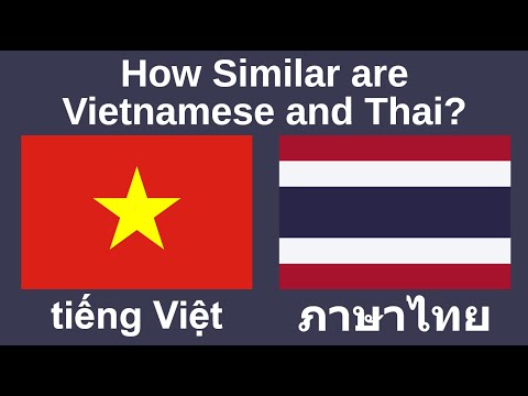 How Similar Are Vietnamese and Thai?