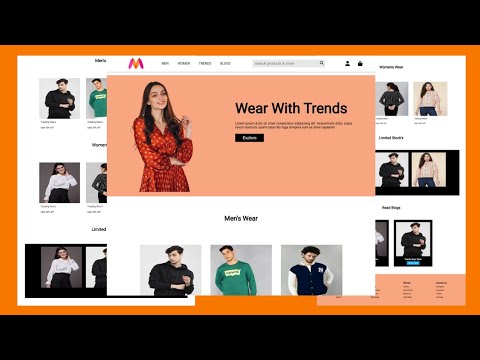 Ecommerce Website HTML CSS JavaScript | Ecommerce Website HTML CSS