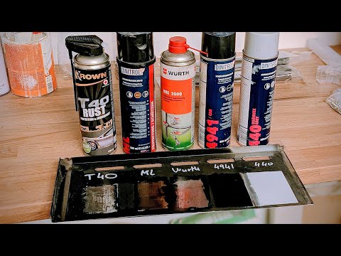 Тест: Антикор, часть 3 (Krown T40, Dinitrol, Wurth)