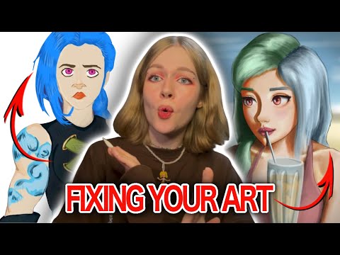 FIXING my followers' ART