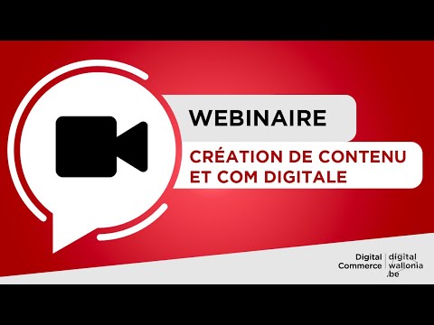 Création de contenu & communication digitale - Webinaire #DigitalCommerce