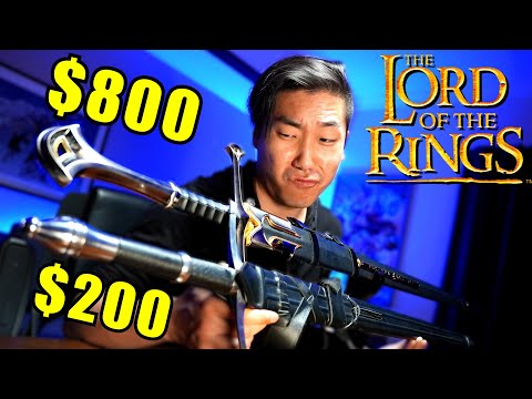 $200 VS $800 Lord of the Rings Swords - Battle Ready or FAKE?