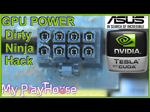 Ninja Hacking Power for Nvidia Tesla K80 in ASUS ESC4000 G2 - 1040