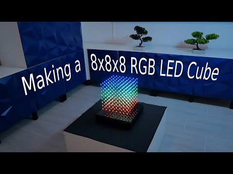 Making a 8x8x8 RGB LED Cube