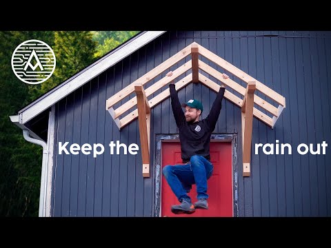 Stopping the LEAK with a TIMBER FRAME AWNING