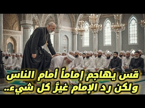 قسّ يهاجم إمامًا أمام الجَماعة… لكن ردّ الإمام قلب الموقف رأسًا على عقب! النهاية صدمت الجميع!