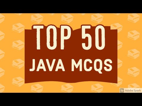 Top 50 solved java MCQs - compilation