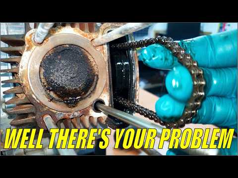 Honda Trail 90 Restoration : Worn Out Engine Teardown