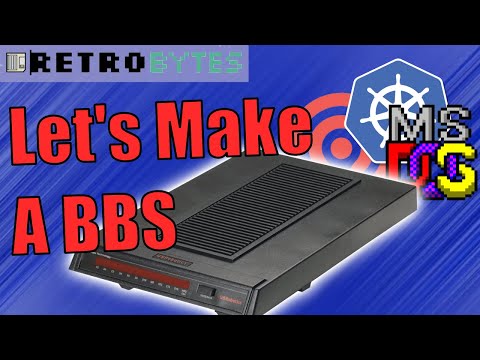 Let's Make a DOS BBS in a offensively modern way