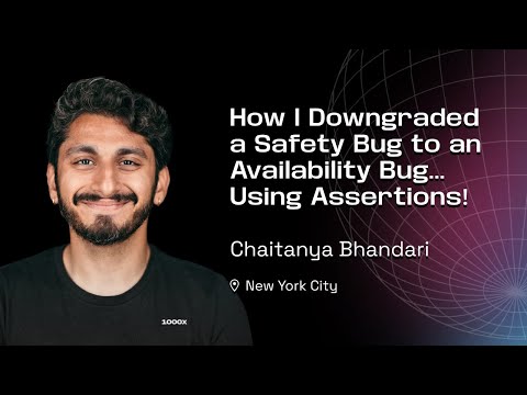 How I Downgraded a Safety Bug to an Availability Bug...Using Assertions!