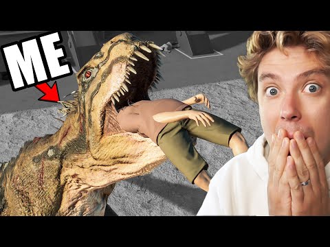 Playing as Scorpios Rex in Jurassic World Evolution 2