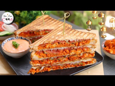 This is the Best Sandwich for Iftar ❗ Tandoori Chicken Sandwiches by (YES I CAN COOK)
