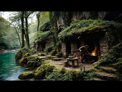 Cliff Survival: I Spent 90 Days Building A Shelter And Cooking In The Wild