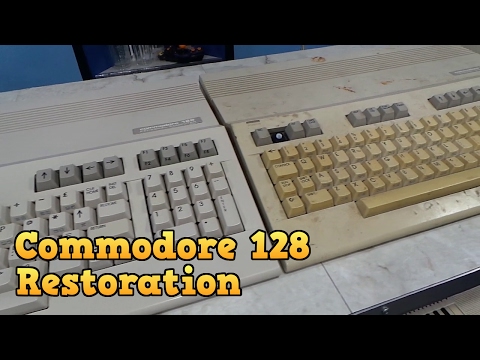 Commodore 128 Complete Restoration and Board Repair.