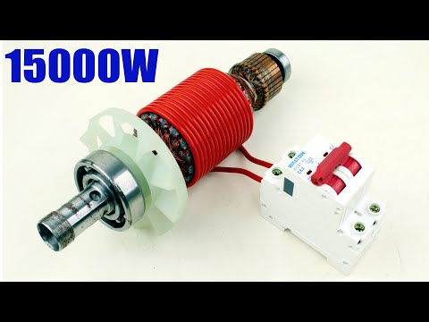 Motor Armetur 220V Electric Circut Brekar Light bulb United Free Energy Generator