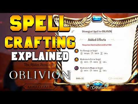 The BEST Way To Make BROKEN Spells in Oblivion Remastered