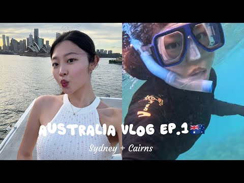 호주 Vlog 1편 - 시드니, 케언즈🇦🇺 | Australia Vlog Ep1. Sydney + Cairns🇦🇺
