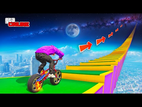 CAN A CHEATER TURBO BMX CLIMB TO THE EDGE OF SPACE MAP? GTA 5 EXPERIMENTS
