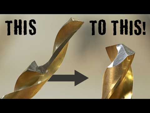 Sharpen Drill Bits by Hand - Lost Tribal Knowledge