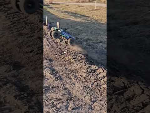 Traxxas X-Maxx RC Monster Truck  Hits Dirt Jump!