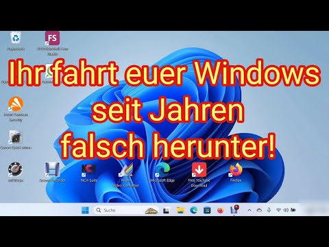 Die beste Methode den PC schneller und stabiler zu machen - Schnellstart deaktivieren / Windows 11
